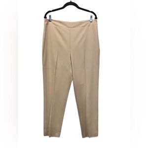 Talbots Hollywood Women's Dress Pants Cropped Tan‎ High Rise Straight Size 12